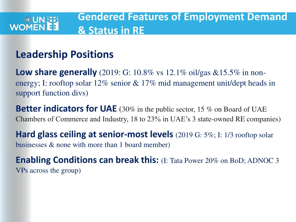 gendered features of employment demand status 4