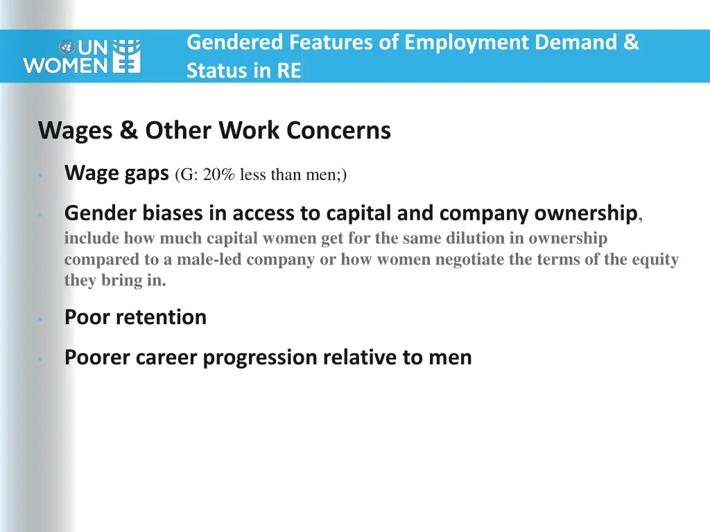 gendered features of employment demand status 5