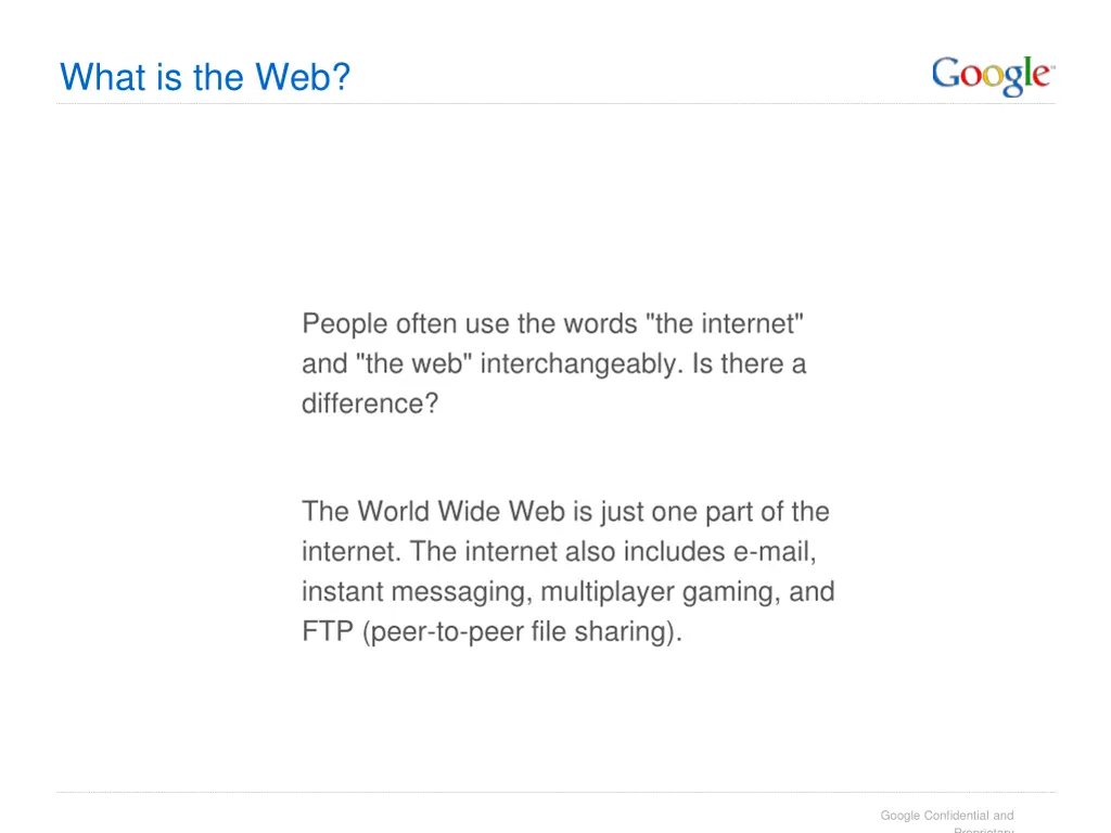 what is the web