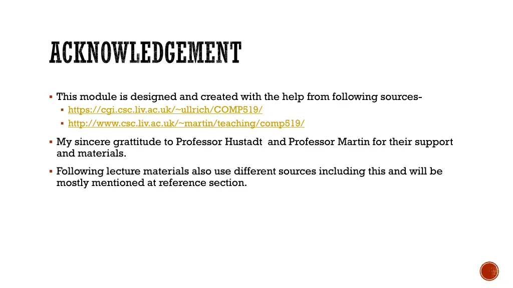 acknowledgement