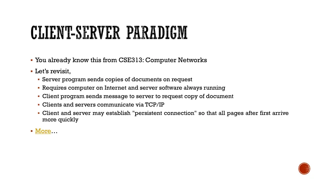 client server paradigm