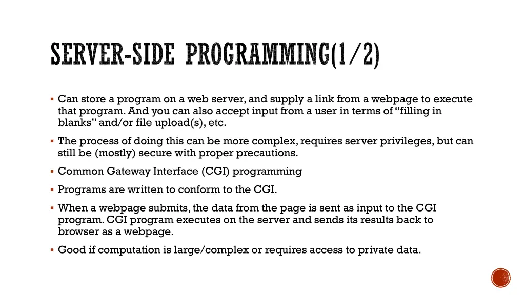 server side programming 1 2