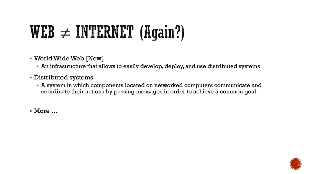 web internet again