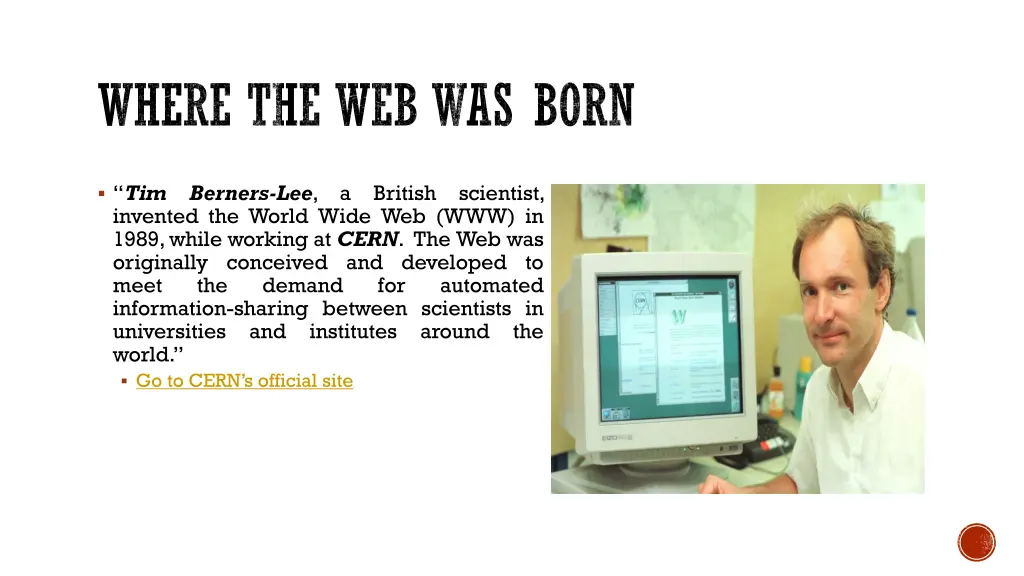 where the web was born