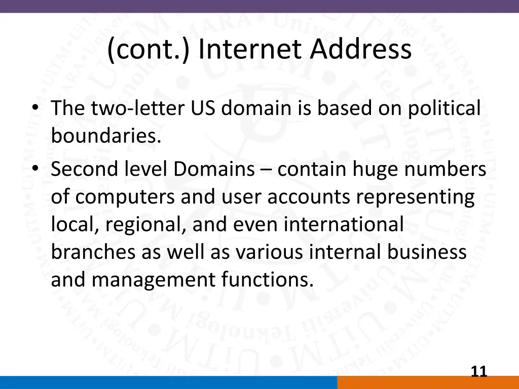 cont internet address