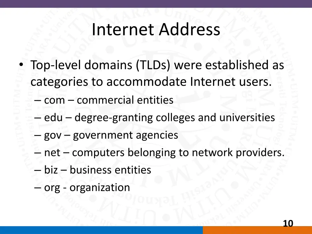 internet address 1