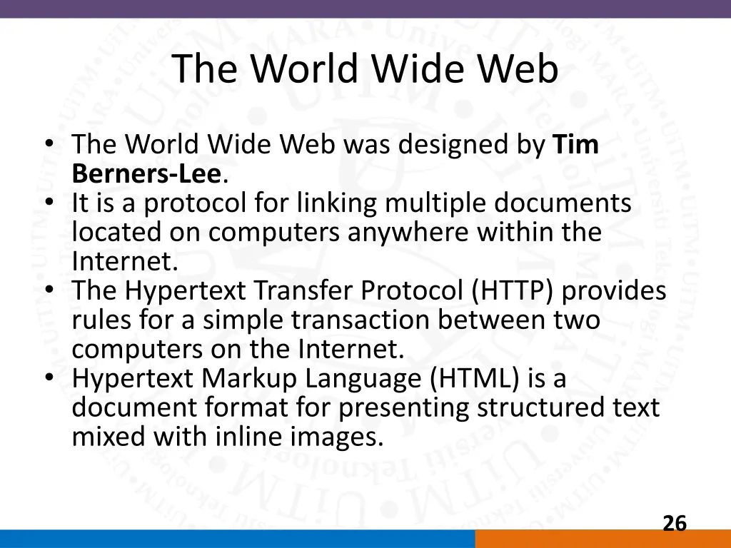 the world wide web