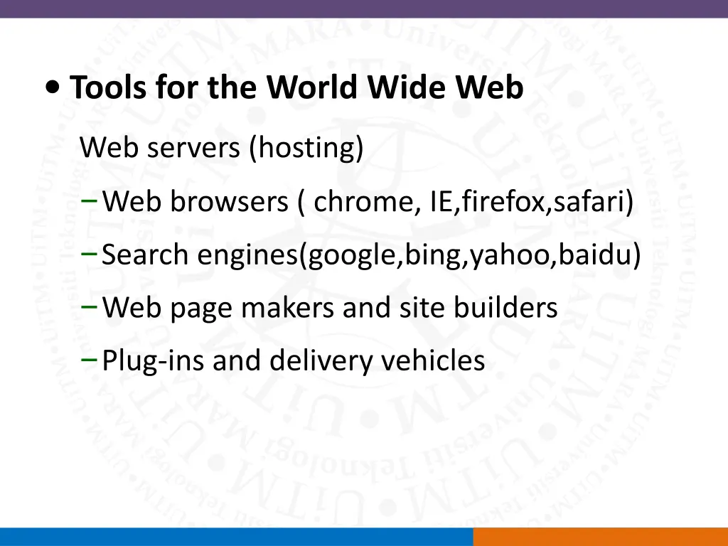 tools for the world wide web
