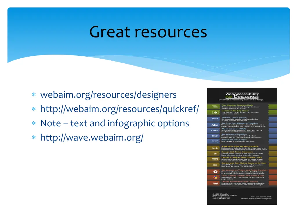 great resources