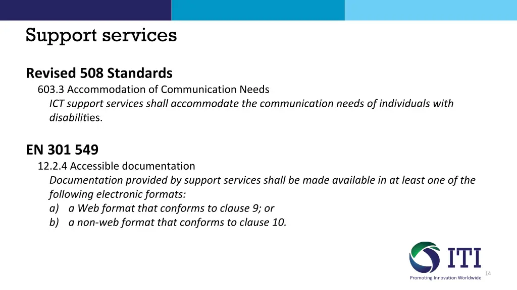 support services