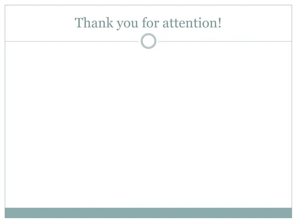 thank you for attention