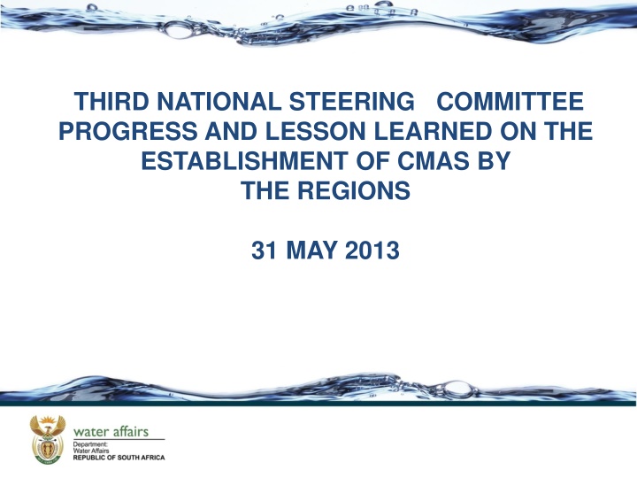 third national steering committee progress
