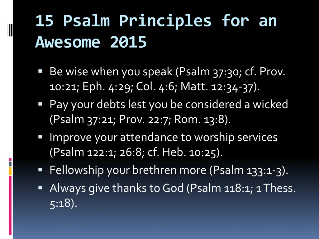 15 psalm principles for an awesome 2015 1