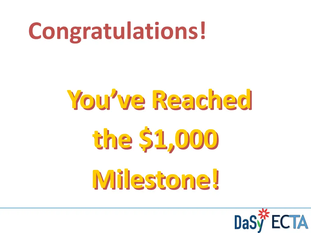 the 1 000 milestone