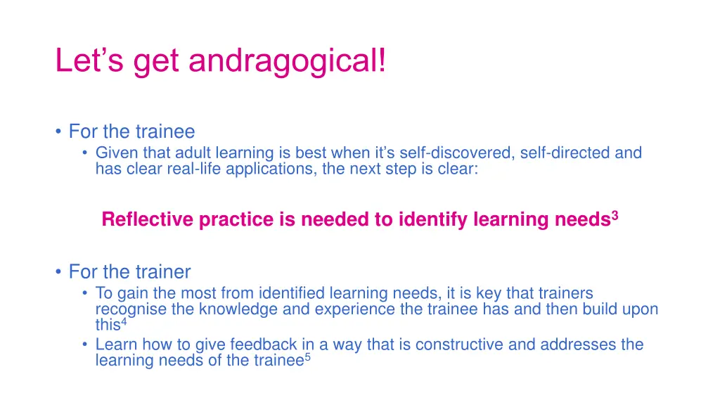 let s get andragogical 1