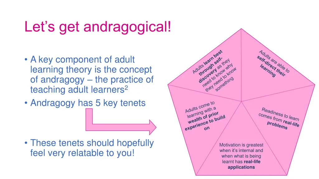 let s get andragogical