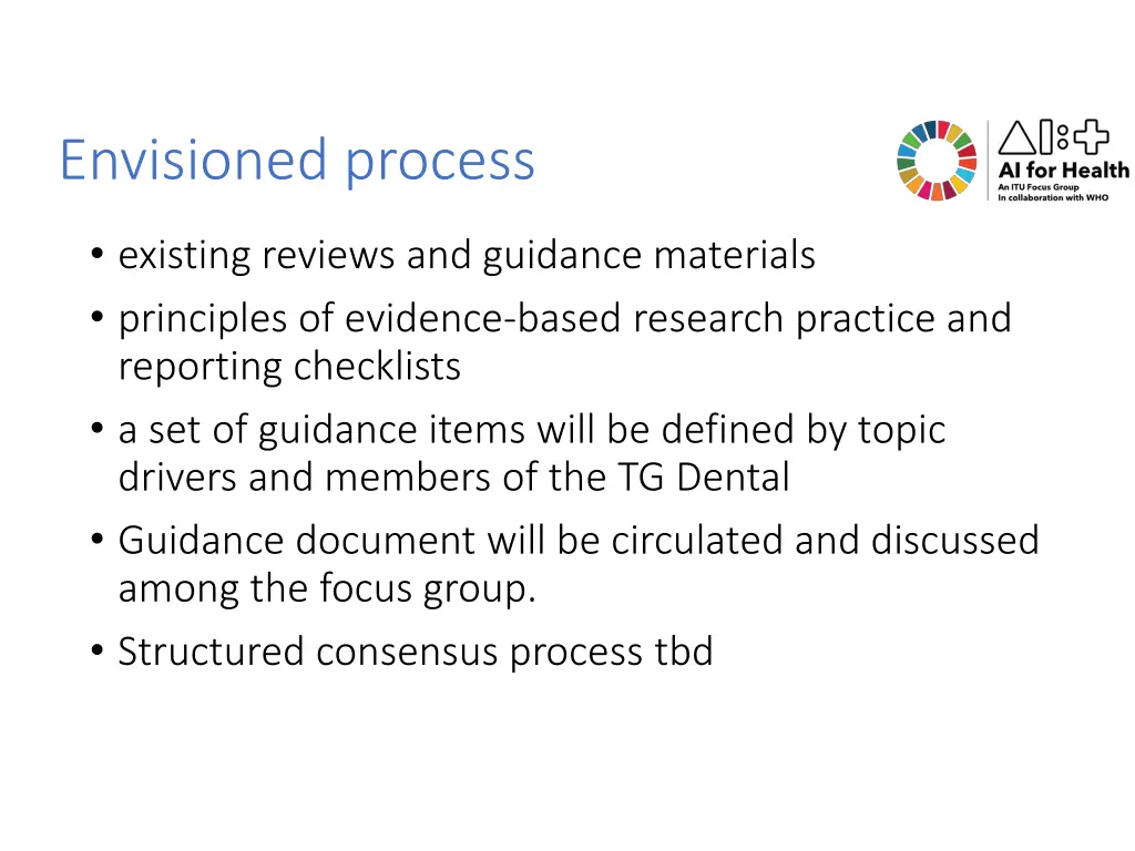envisioned process