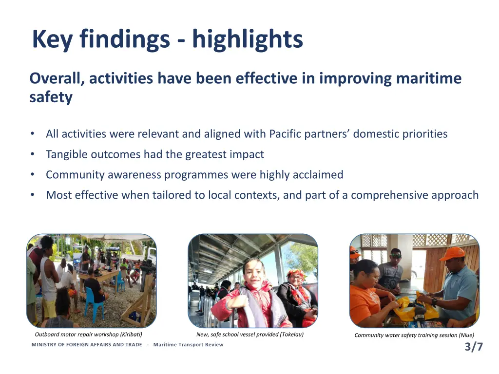 key findings highlights