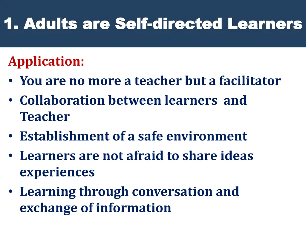 1 adults are self 1 adults are self directed 1