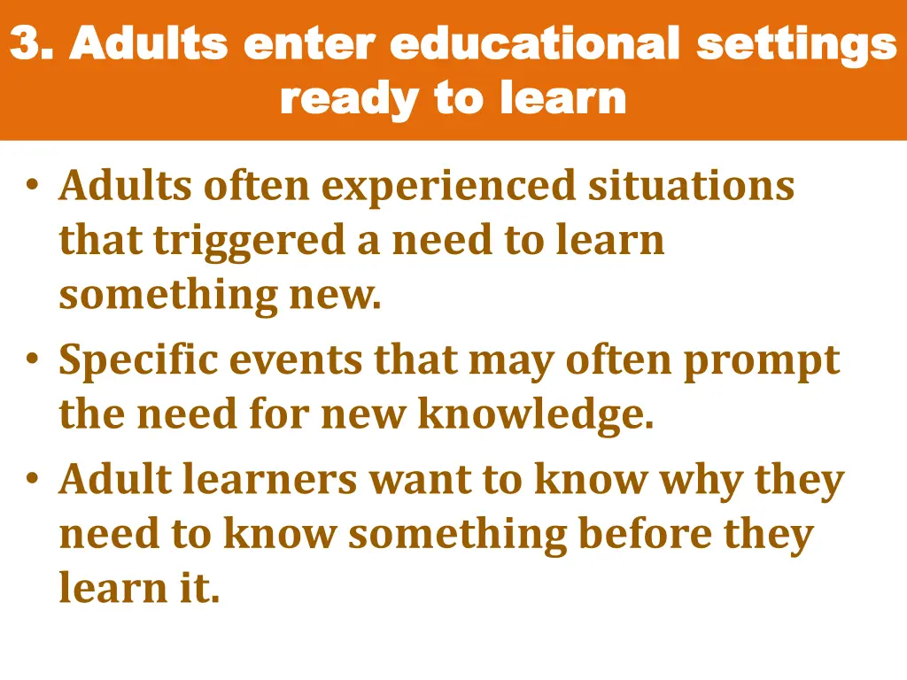 3 adults enter educational settings 3 adults