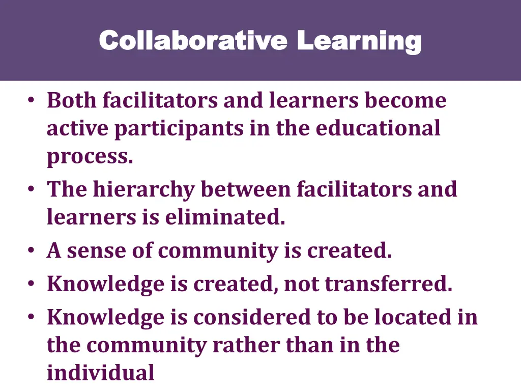 collaborative learning collaborative learning