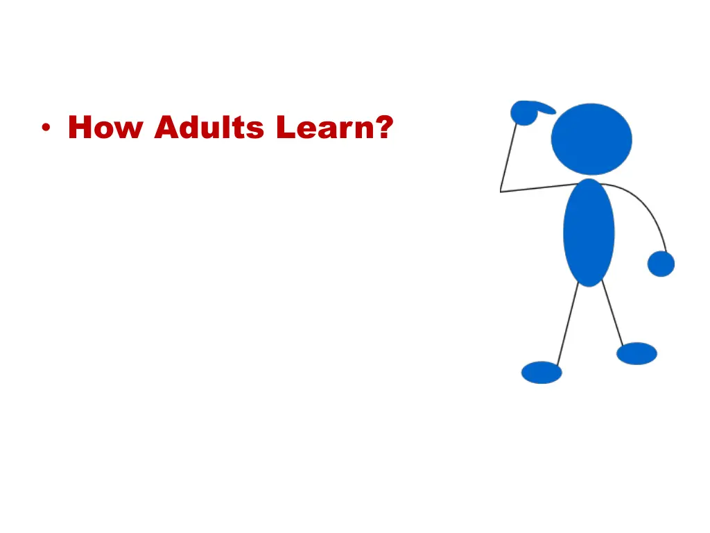 how adults learn