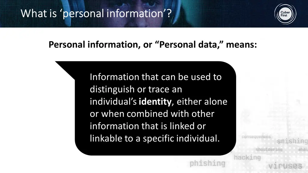 what is personal information what is personal