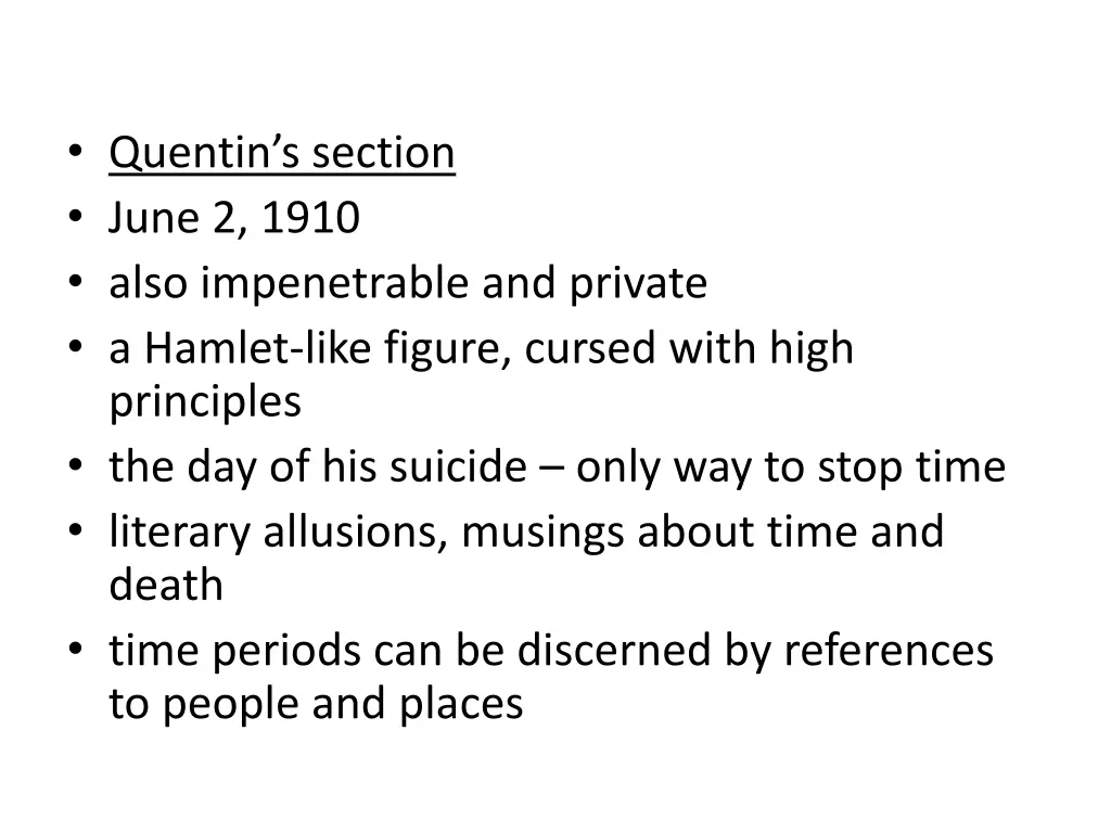 quentin s section june 2 1910 also impenetrable