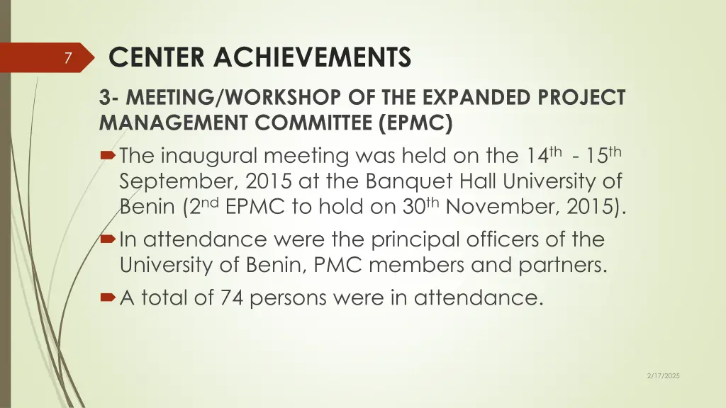 center achievements 2