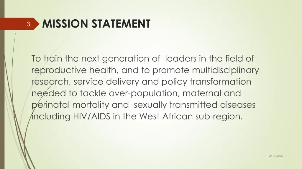 mission statement