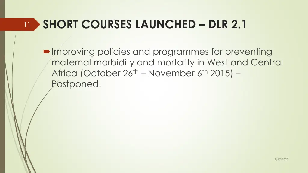 short courses launched dlr 2 1