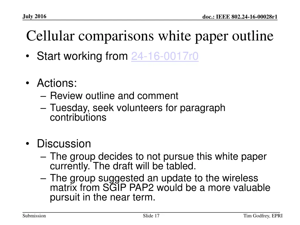 july 2016 cellular comparisons white paper