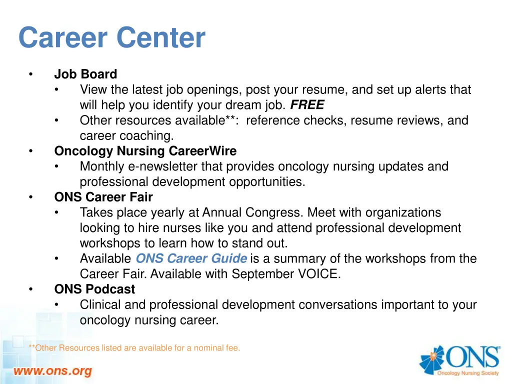 career center