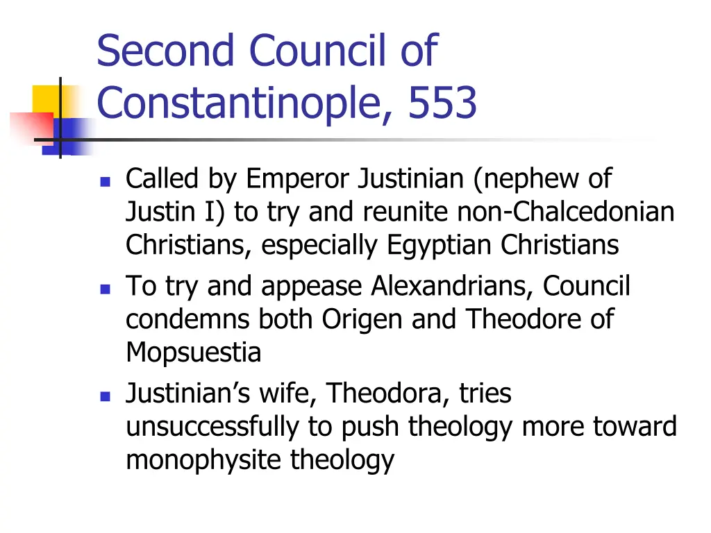 second council of constantinople 553