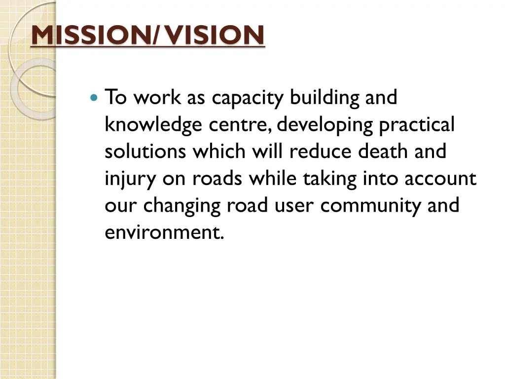 mission vision