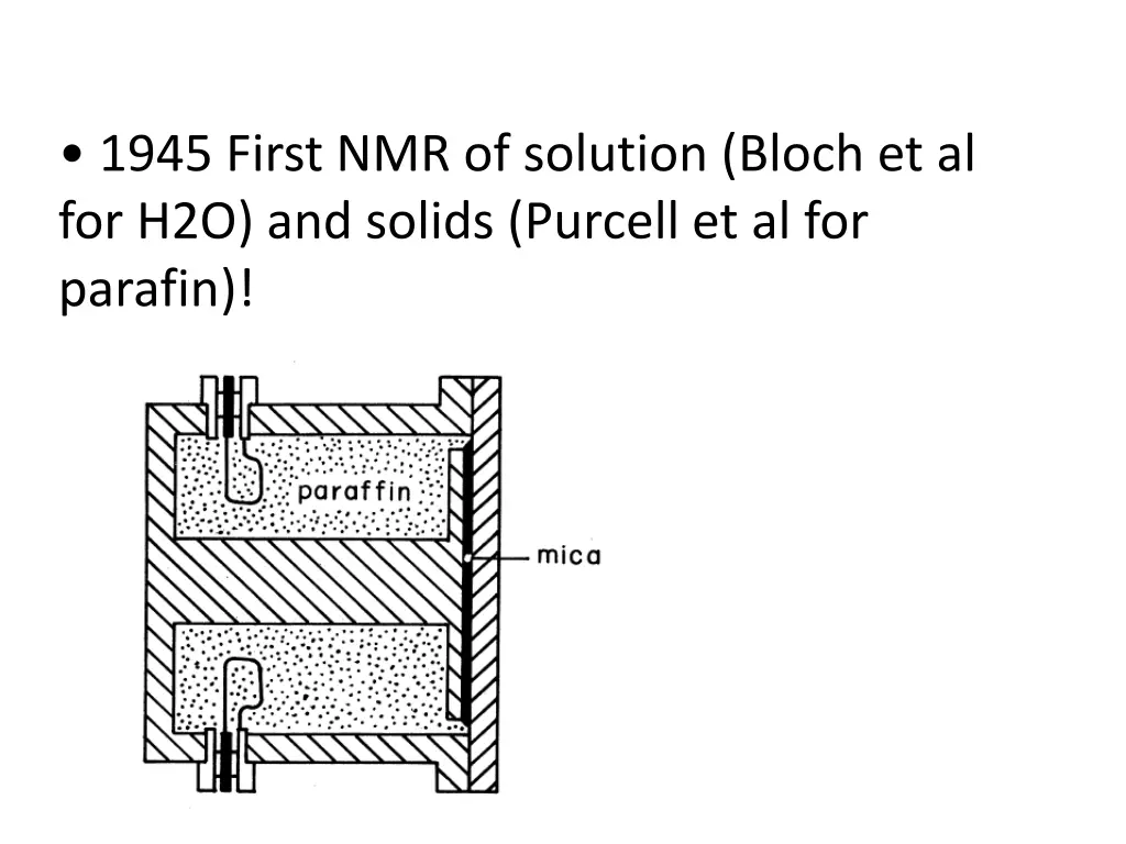 1945 first nmr of solution bloch