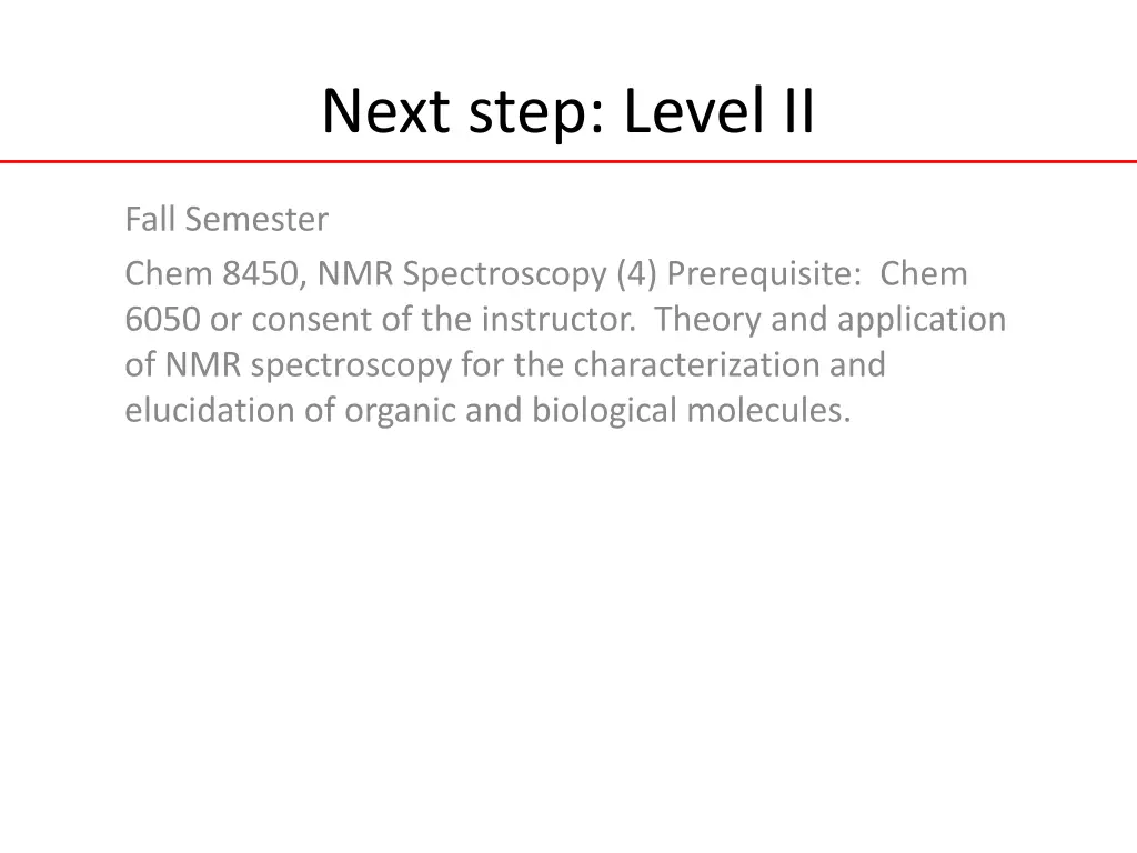next step level ii