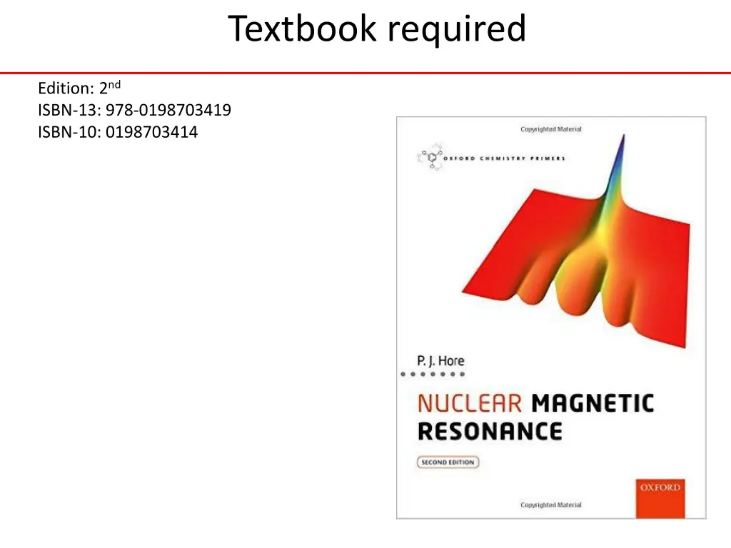 textbook required