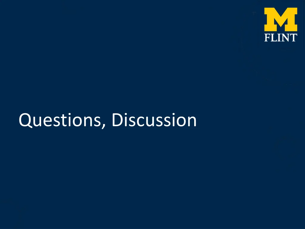 questions discussion