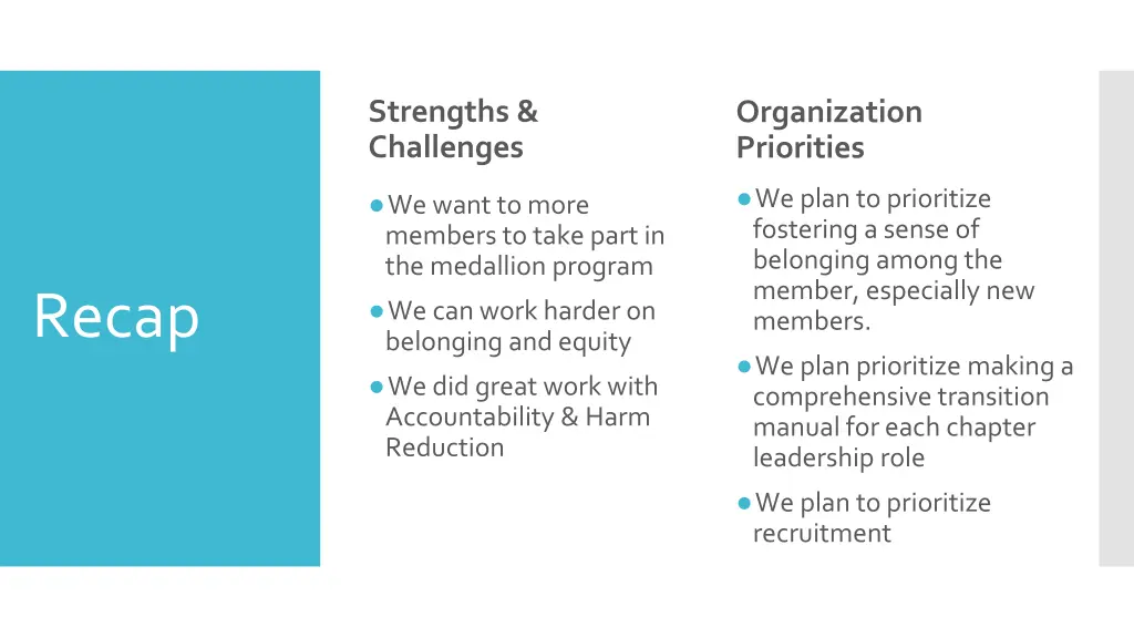 strengths challenges
