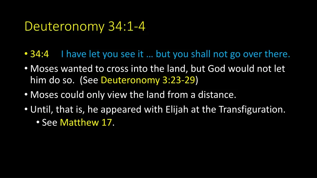 deuteronomy 34 1 4 1