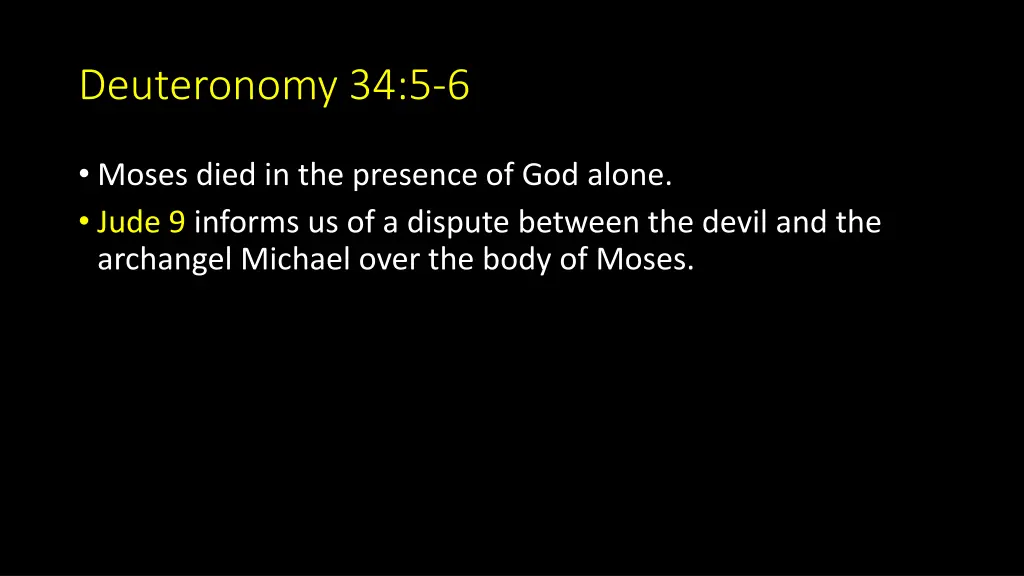 deuteronomy 34 5 6 1