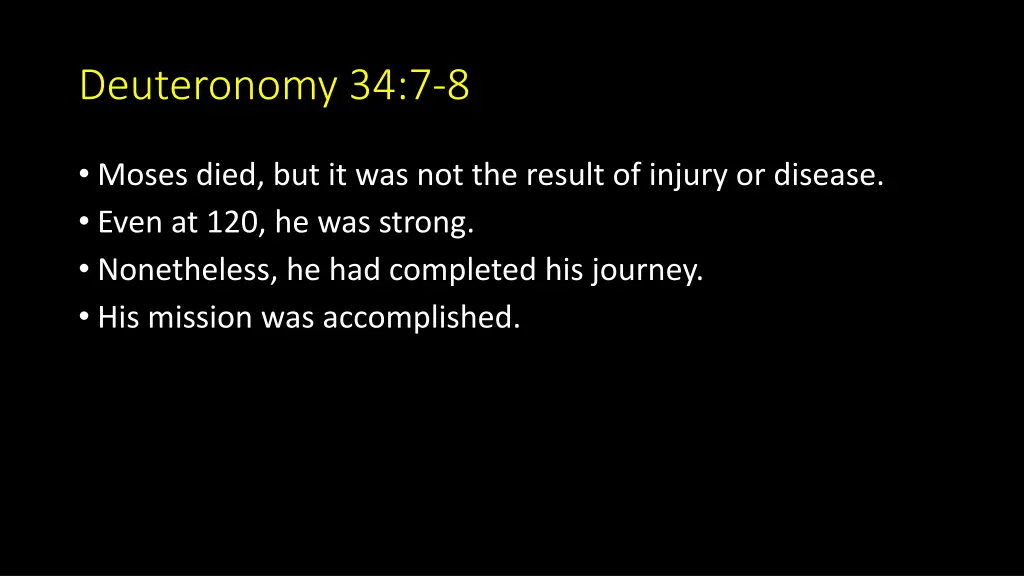 deuteronomy 34 7 8 1