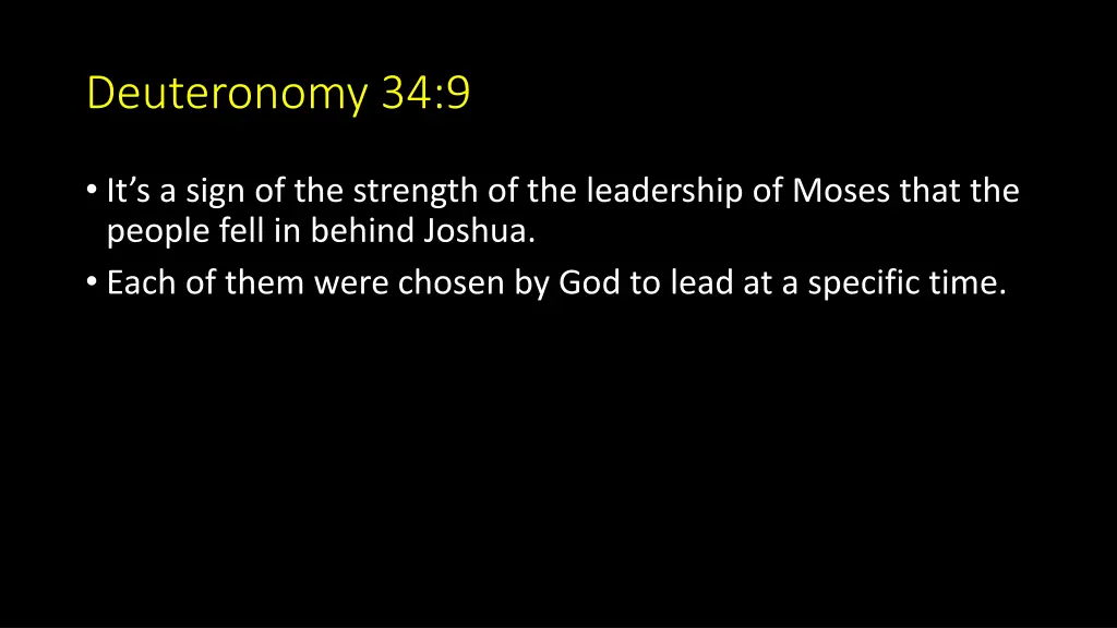 deuteronomy 34 9 1