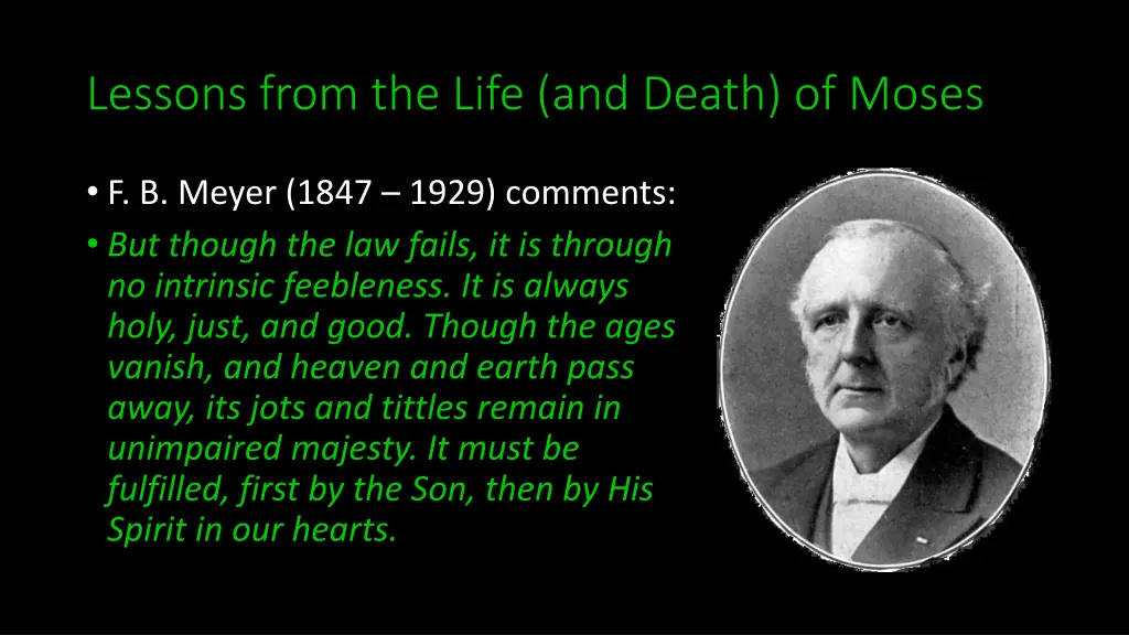 lessons from the life and death of moses 2