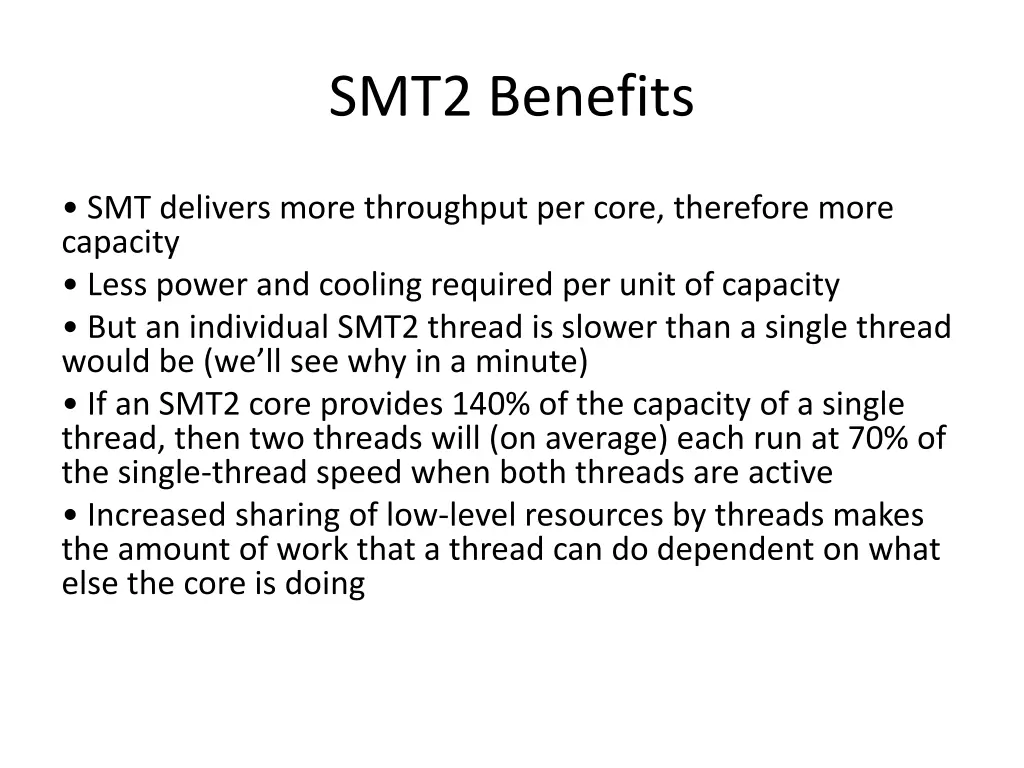 smt2 benefits