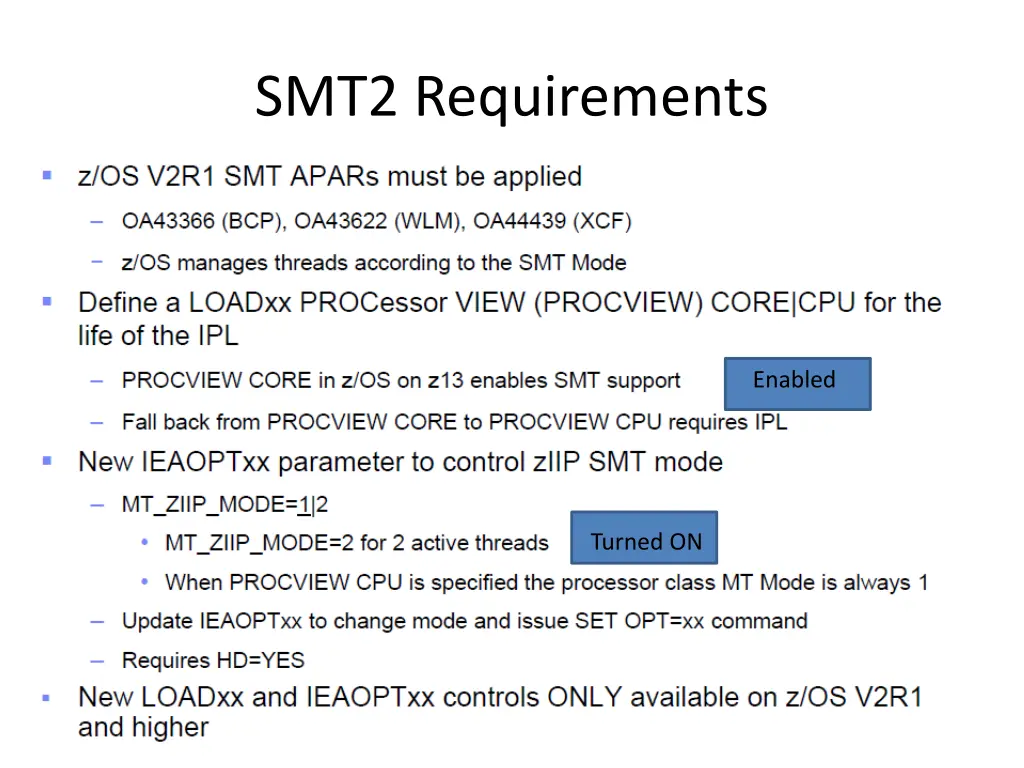 smt2 requirements