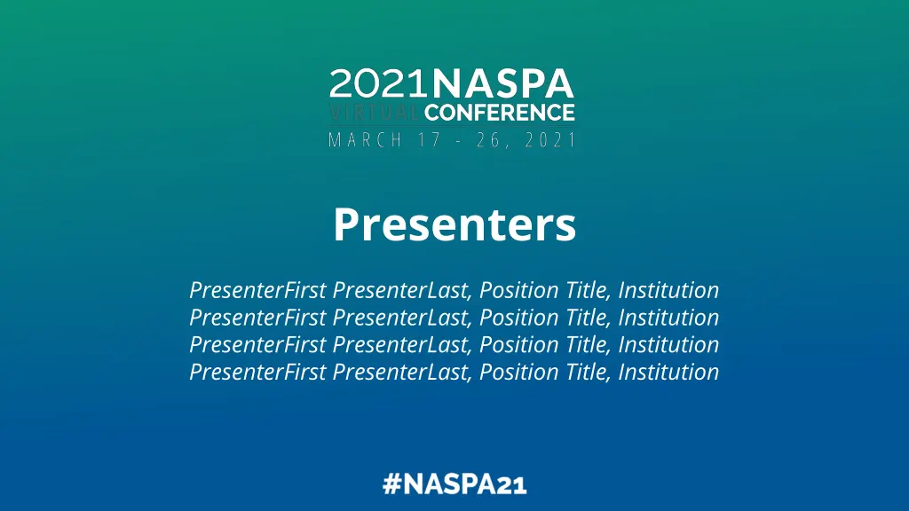 presenters