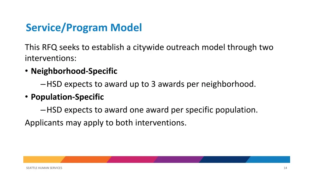 service program model 1