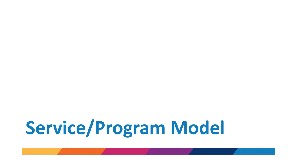 service program model